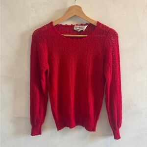 Marisa Christina - Red Crew Neck Sweater Knit Classic